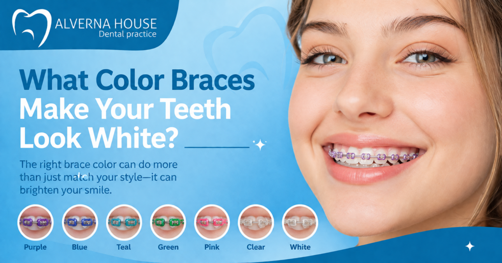 What Color Braces Make Your Teeth Look White?